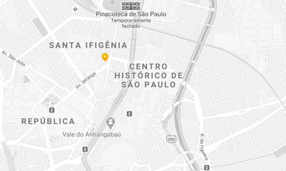 mapa marcando o endereço em Rua Ali Perto,19, São Paulo- SP